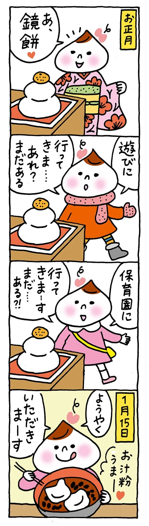 お餅はいつ？